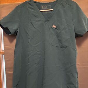 Figs Women’s Catarina Scrub top Caribbean Blue SMALL